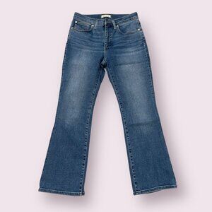 Madewell Women's Blue Jeans Mid-Rise Kick Out Jeans Size 29 Flare Leg